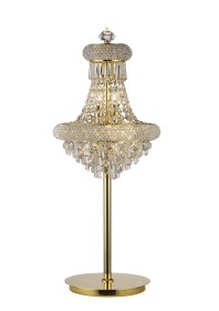 Alexandra Crystal Table Lamps Diyas Traditional Crystal Table Lamps